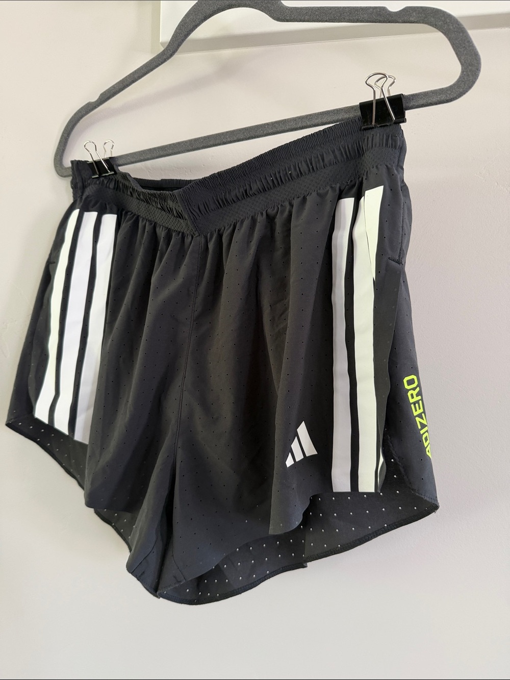 Adidas Adizero 3” Black Running Shorts - Picture 3 of 5